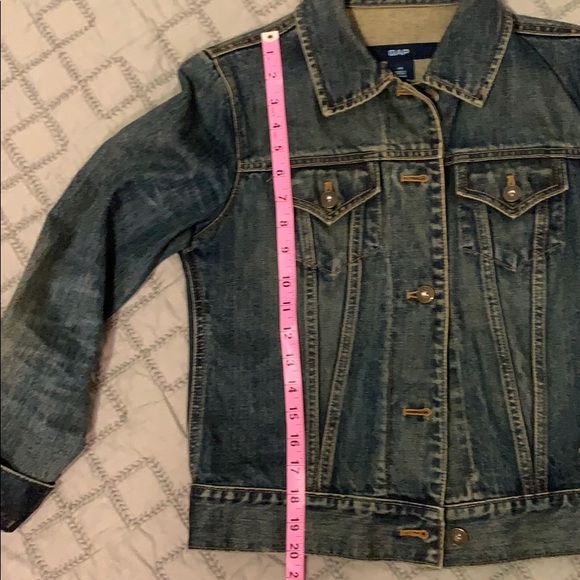 GAP DARK WASH JEAN JACKET - Picture 11 of 11